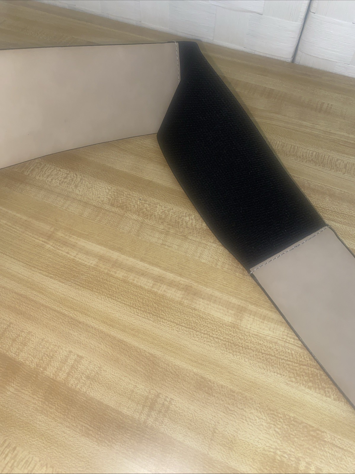 Python Snake Skin Leather Belt Stretch Back 3” Wi… - image 9