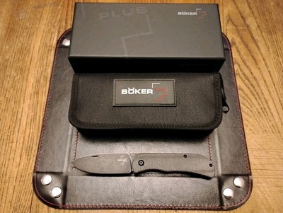 Boker Plus Exscalibur Folding Knife 2.75'' D2 Blade Micarta Handle 2.3 OZ 01BO367