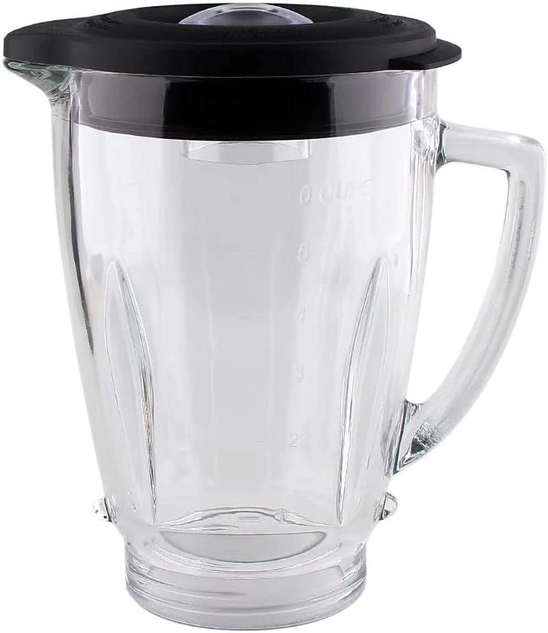 Replacement Parts Glass Jar with Lid, Compatible with Oster Pro 1200 Blender