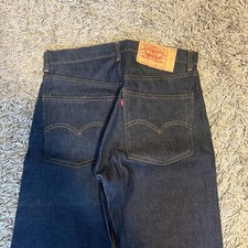 BRAND NEW 70s 80s Levis 505-0217 Denim Dark Indigo 32x34 Unworn USA Talon 42 501