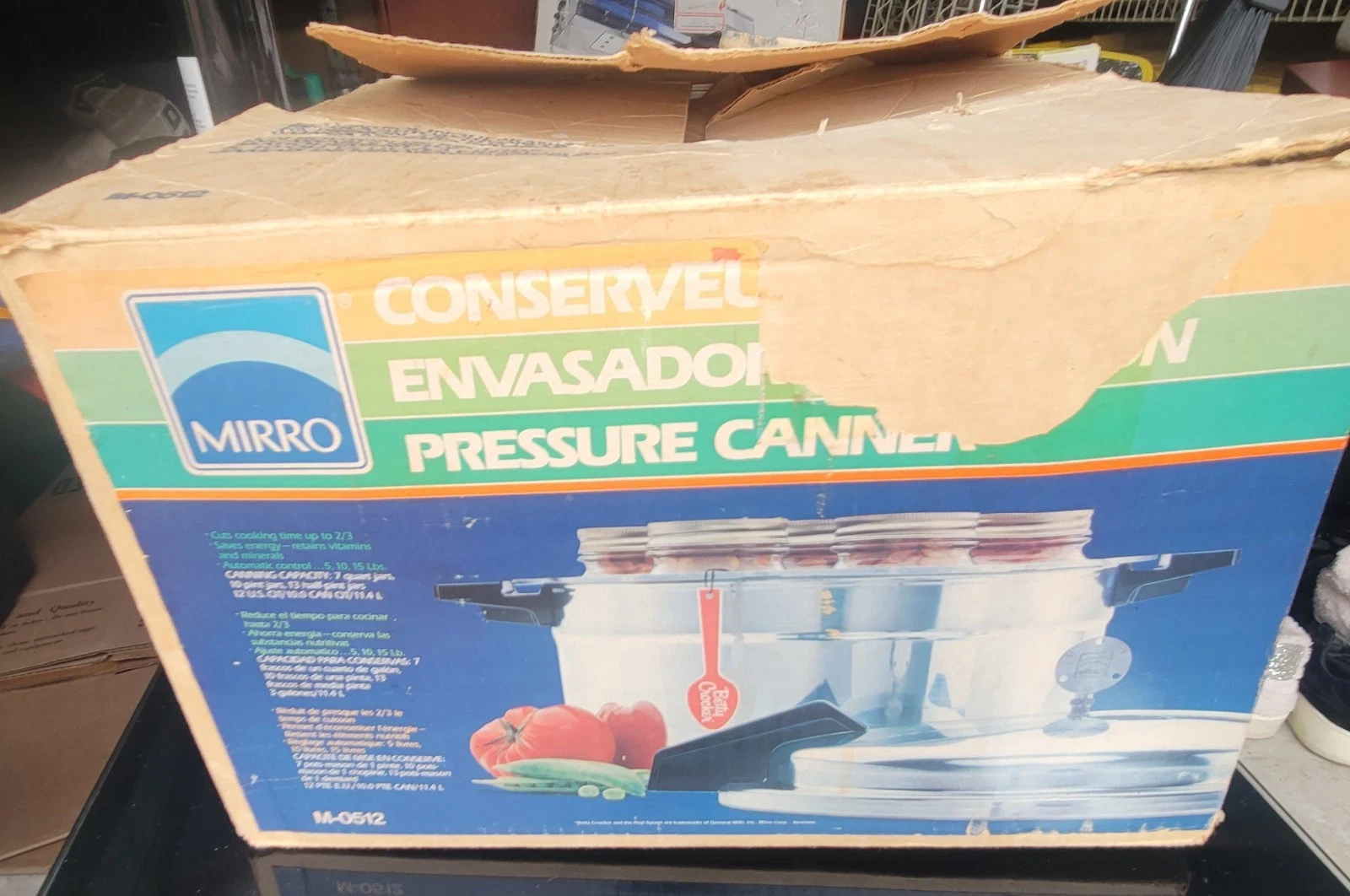 Mirro M0512 Canner Pressure Cooker Matic Pressure cooker 12 Quart Used