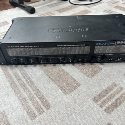 MOTU 896HD 18 inputs and 22 outputs, featuring 8 preamps with 24-bit/192khz