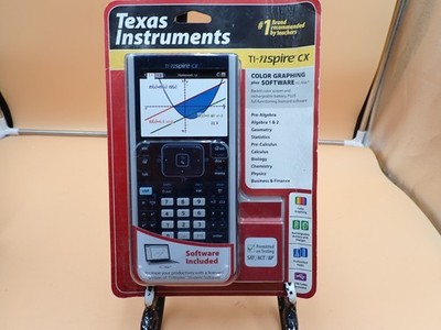 Texas Instruments TI-Nspire CX Color Graphing Calculator plus software New!