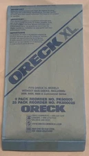 (50ct) Oreck XL PK800025 Upright Vacuum Bags 2000 8000 9000 commercial