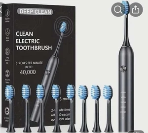 Deep Clean Rechargeable Electric Powered Toothbrush, Rechargeable Electric Tooth
