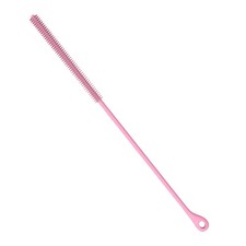 9.5Inch Silicone Straw Cleaner Brush Extra 24cm 0.9cm / 9.5" 0.35", Pink
