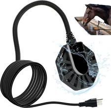 500W Horse Water Heater, Thermostatic Cattle Water Trough Heater for Large Capac