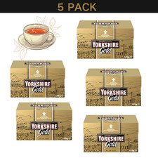 YORKSHIRE Gold 40 TEA BAGS 125g x 5
