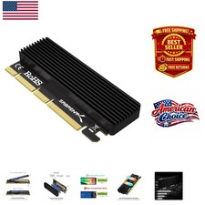 Durable M.2 NVMe PCIe X16/X8/X4 SSD Adapter with Easy Installation and Heatsink