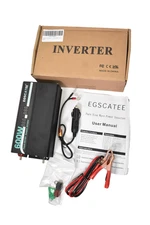 EGSCATEE 600W Pure Sine Wave Power Inverter DC 12V to AC 120V RV Car Truck USB
