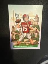 Fernando Mendoza 2025 Indiana Custom Downtown Card