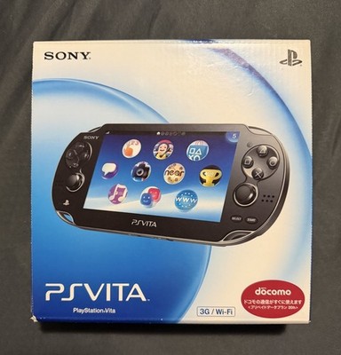 PS Vita Sony Spielkonsole - Schwarz (PCH-1100) 3G & WiFi NEU & OVP! RARITÄT NEW