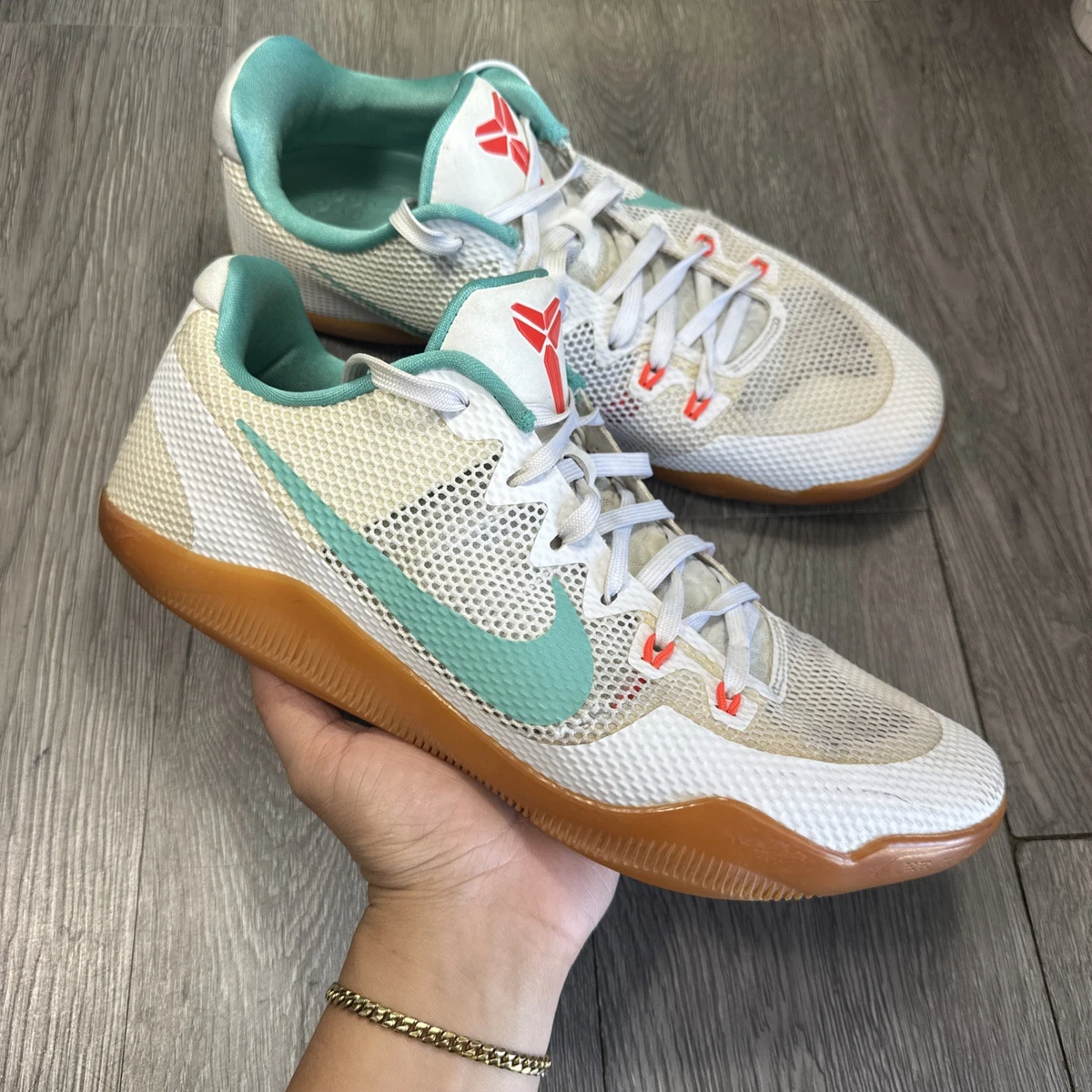Nike Zoom Kobe 11 XI EM Summer White / Teal /Crimson Size  display picture 2
