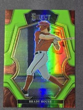 Panini 2023 Select Neon Green Prizm Brady House #151 /75 (RC) Nationals