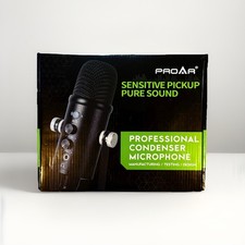 PROAR-Sensitive Condenser Microphone Pro Audio Pickup Studio-Quality Sound