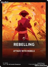 Magic Rebelling Theme Card 33 Token Avatar: The Last Airbender NM