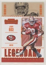 2020 Panini Contenders Legendary Contenders Orange Jerry Rice #LC-JRI HOF 05qn