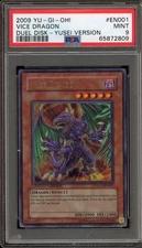 Yu-Gi-Oh! Vice Dragon Duel Disk Yusei Version Promo DDY1-EN001 PSA 9 Mint