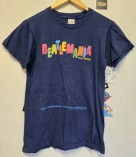 Vtg 80s Beatlemania T Shirt M Single Stitch Screen Stars