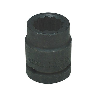 WRIGHT TOOL 8748 Impct Skt,Steel,Blk Oxd,1 1/2 in 29AN95