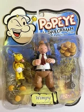 Popeye the Sailorman WIMPY Figure with JEEP + Accessories
