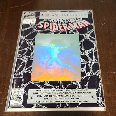 Marvel The Amazing Spider-Man #365 1992 30th Anniversary Hologram Comic Book