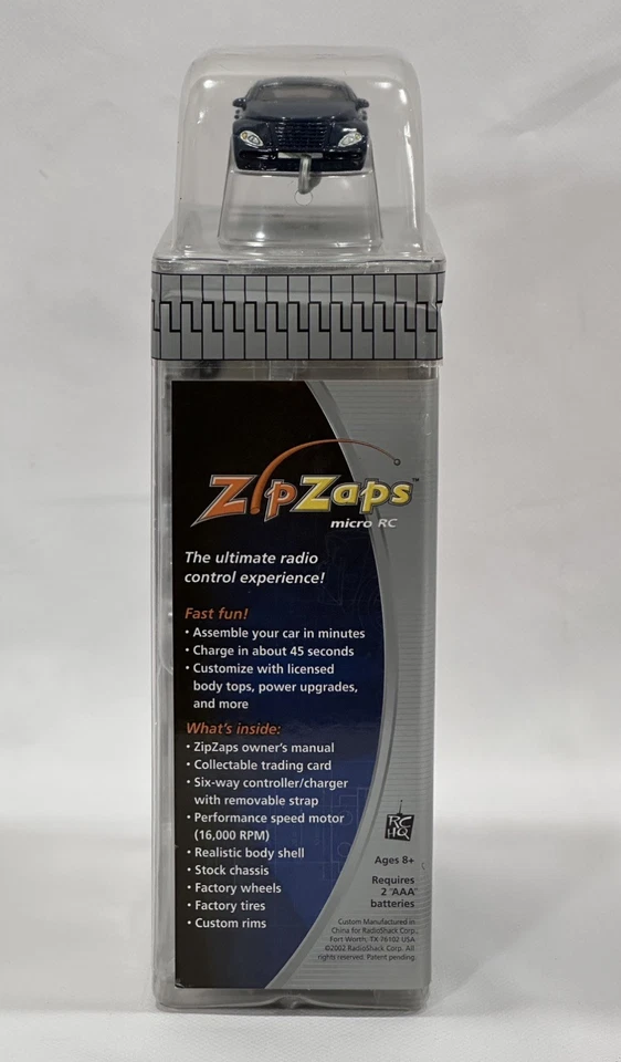 RadioShack ZipZaps Micro RC Chrysler PT Cruiser 1:64 Scale Starter Kit - New - Image 3 of 4