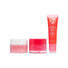 Sweet Dreams Lip Care Gift Set - Overnight Mask, Balm Scrub - Strawberry