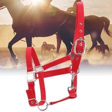 1x Bridon De Cheval Réglable En Rouge Épaisseur 6mm Contrôle D'équitation Access