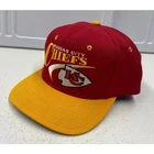 VTG 90s YoungAn NFL Team Kansas City Chiefs wool stitched graphic snapback hat