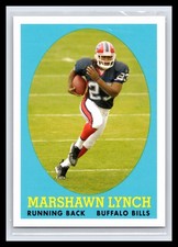2007 Topps #15 Marshawn Lynch Turn Back the Clock Rookie Card RC Buffalo Bills. rookie card picture