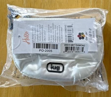 Lug Disco Pleated Pouch New With Tags – Metalic Diamond