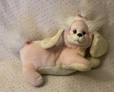 Vintage 1990s Hasbro Puppy Surprise Mom Only Pastel Pink Dog Stuffed Plush