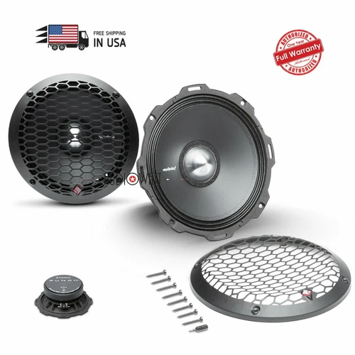 2x PPS4-8 ROCKFORD FOSGATE / PUNCH 8" PRO HIGH SPL MID-RANGE SPEAKER / 4-OHM