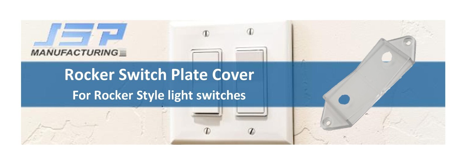 4PK Clear Switch Rocker Cover Guard Keep Light Switch ON Off protects ...