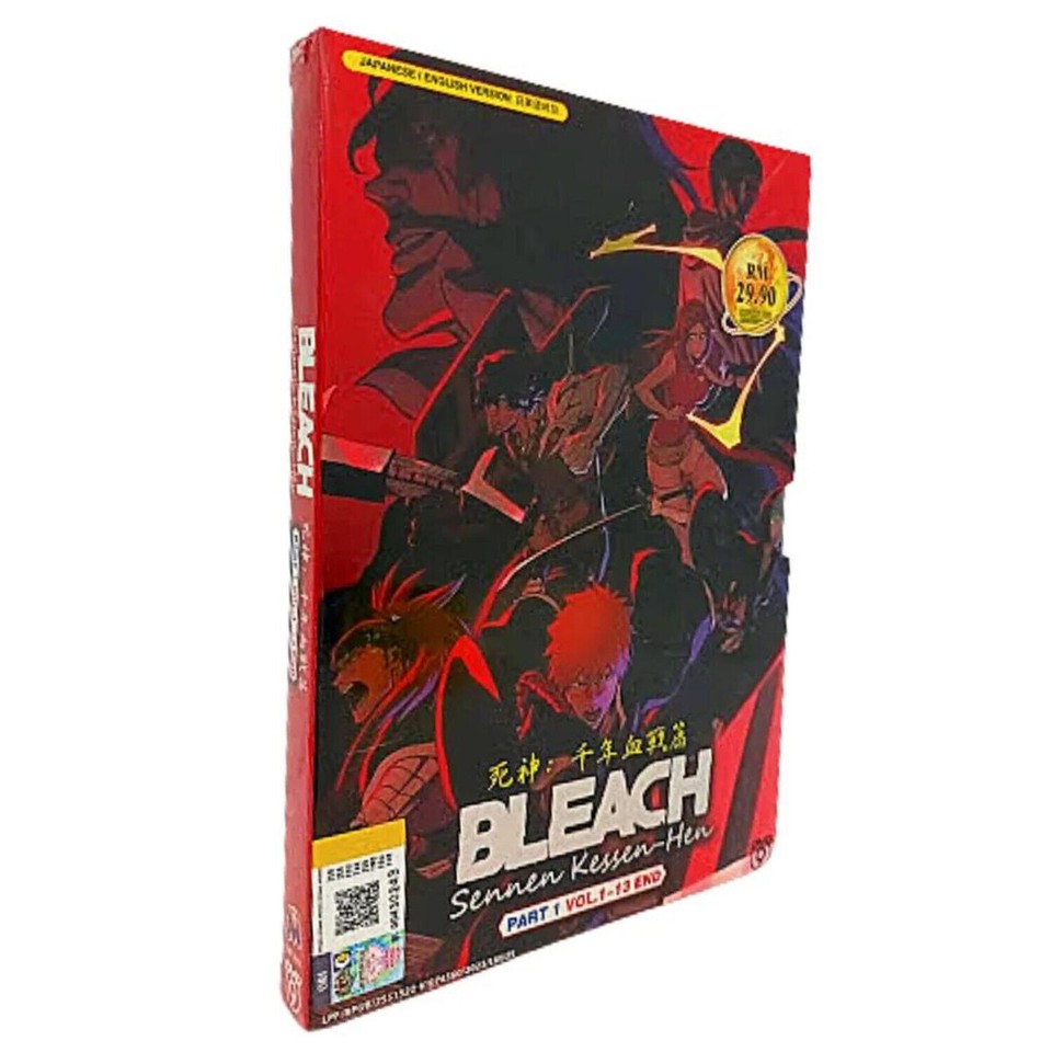 DVD Anime Bleach ThousandYear Blood War Part 1 (Volume 113 End