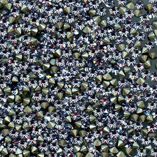 1028 PP19 V *** 50 strass Swarovski fond conique 2,55mm VIOLET F