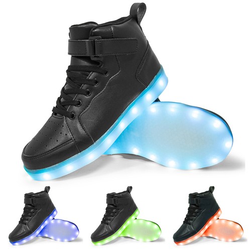 LED Farbwechsel Schuhe Sneaker 25-46 Leuchtende Turnschuhe Glänzende Schuhe Neu - Picture 12 of 17