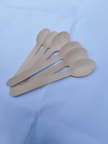 Spoon Wooden Flatware Set Oneida Spoons Tea Fork Soup Ice Bamboo New Cutlery - Picture 3 of 6