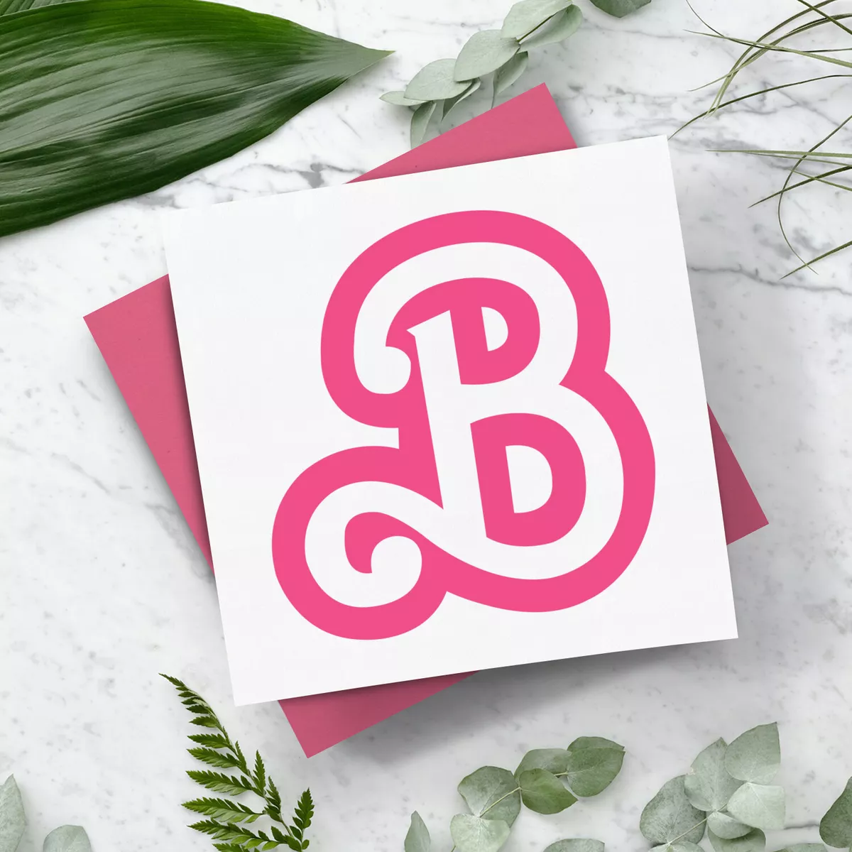 Barbie pink sales envelope
