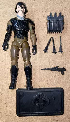 GI JOE MAJOR BLUDD v8 2008 25th Anniversary Cobra G.I. Hasbro 3 3/4”