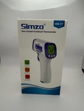 San Jamar Non- contact infared Thermometer Digital White 