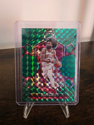 2023-24 Mosaik - Coby White - Green Mosaic - Houston Rockets /75