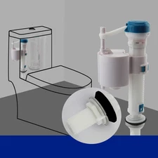 Adjustable Toilet Water Tank Inlet Fill Valve for Most Toilets Replacement Parts