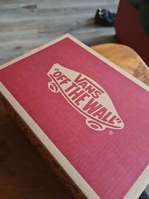 Vans KINDER Schuhe Gr29 rot-Flammen 