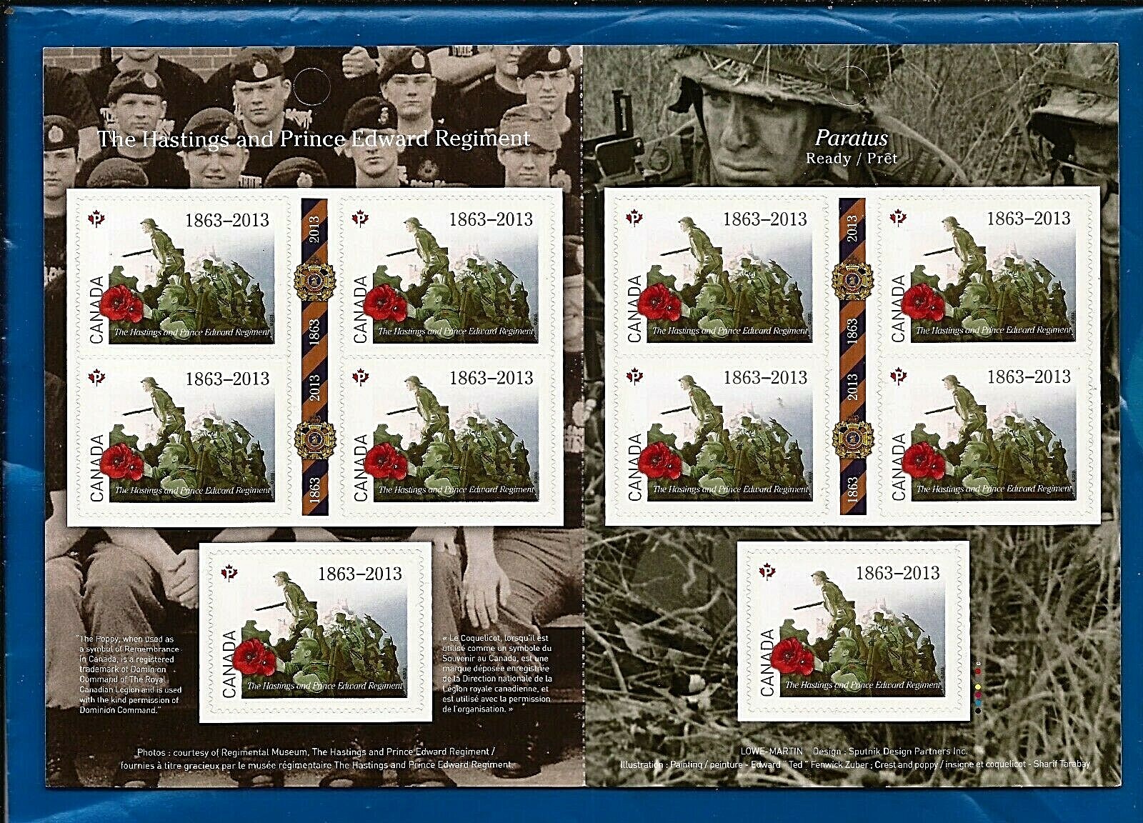 The Remembrance Poppy - Canada Postage Stamp