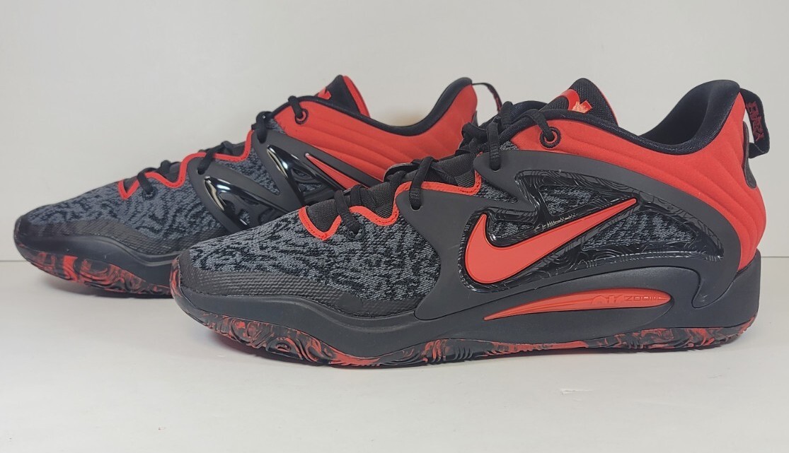 Nike KD15 Bred Black University Red DC1975 003 Men display picture 1