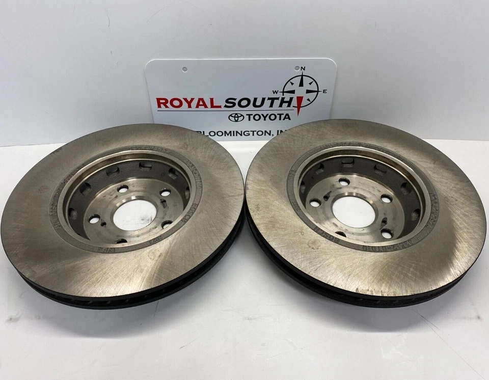 Juego de rotores delanteros originales Toyota Venza 2009-2016 OEM Foto 2 de 4