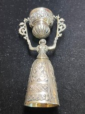 Ancienne tasse de mariage allemande argent 800 hauteur 5" parfait état