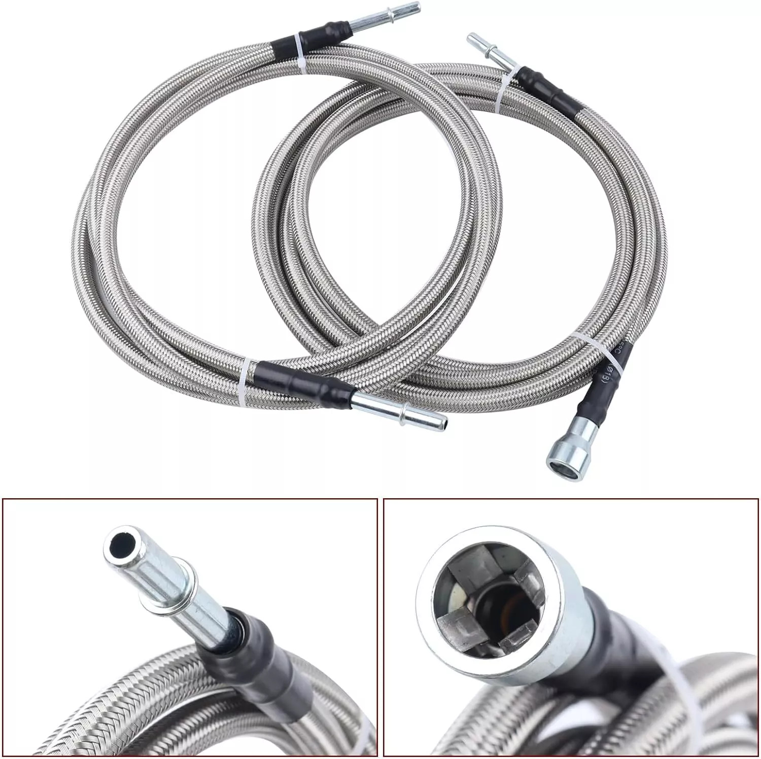 SS Braided Fuel Line Quick Fix Kit for 1999-2003 Silverado Sierra V8
